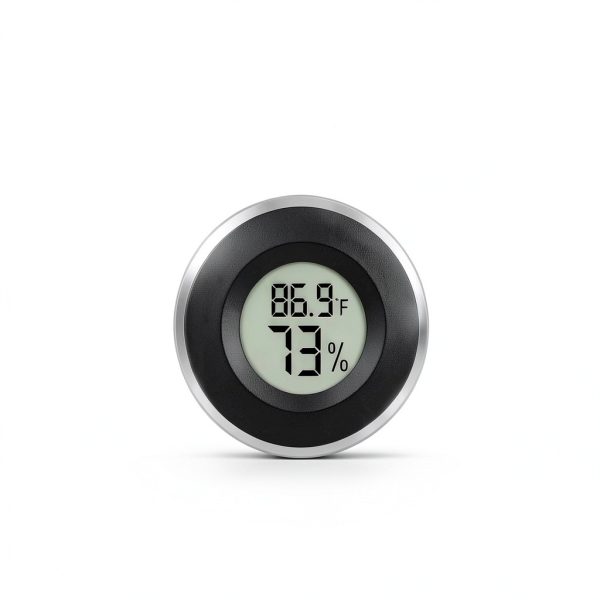 Cannadew Digital Thermometer Hygrometer Fast Response LCD-5