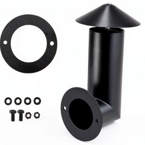 Brati Pellet Smoker Stack Chimney Wood Fuel Alloy Steel-0