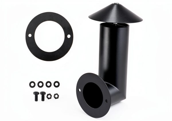 Brati Pellet Smoker Stack Chimney Wood Fuel Alloy Steel-0