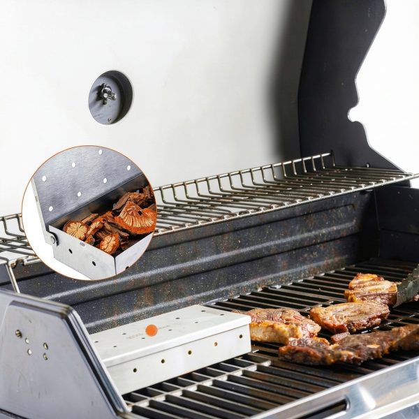 Keliheyle Stainless Steel Smoker Box for Grills Easy to Use-4