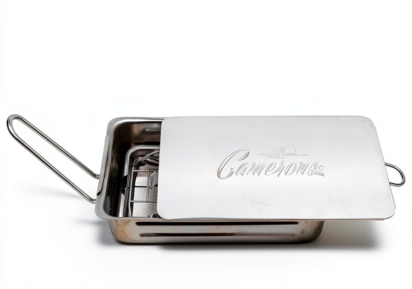 Camerons Stovetop Smoker Stainless Steel Indoor Outdoor-1