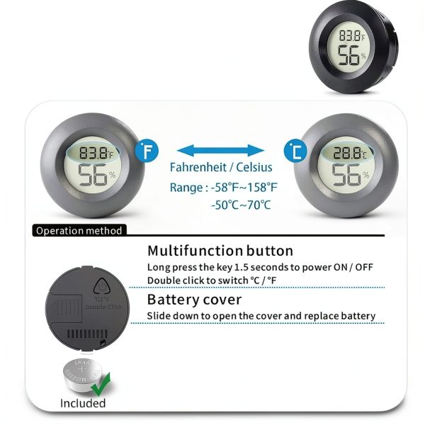 ShenzhenYongsheng Digital Humidity Meter Clear LCD High-1