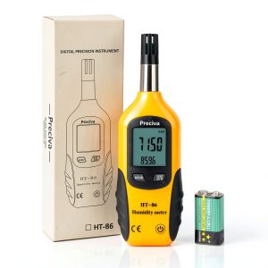 Preciva Digital Humidity Temperature Meter Backlit Portable-0