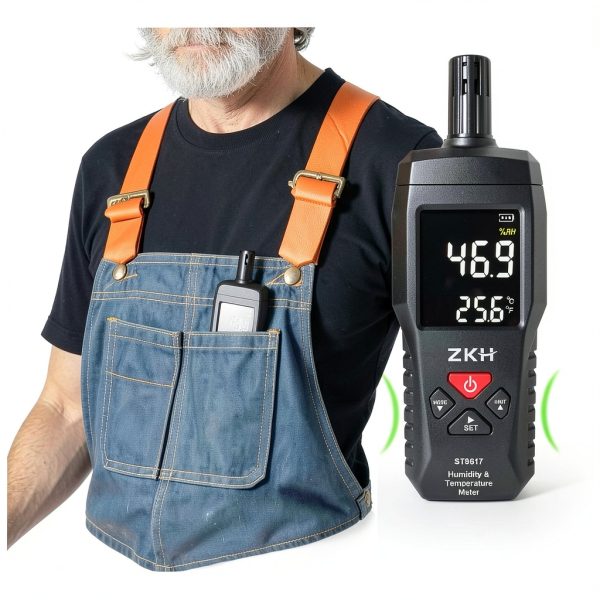 ZKH Digital Thermometer Hygrometer LCD Display Humidity-5