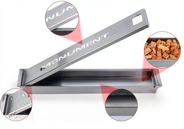 Monument Grills Stainless Steel Smoker Box Propane Grill-5