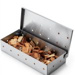 UIRIO Stainless Steel Smoker Box for Grills Charcoal Flavor-0