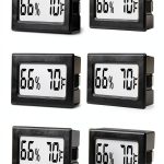 TASOGEN Digital Hygrometer Thermometer Mini 6 Pack Humidity-0