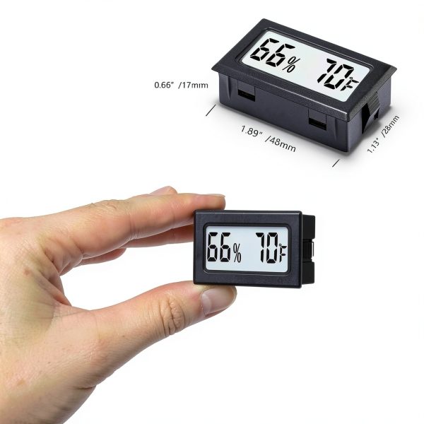 TASOGEN Digital Hygrometer Thermometer Mini 6 Pack Humidity-1