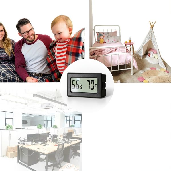 TASOGEN Digital Hygrometer Thermometer Mini 6 Pack Humidity-4