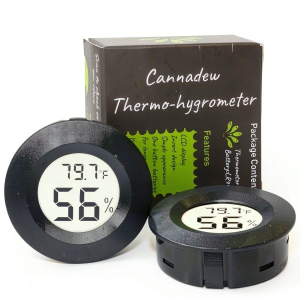 Cannadew Digital Thermometer Hygrometer Fast Response LCD-7
