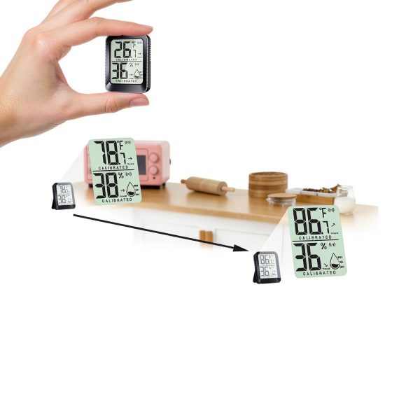 Antonki Indoor Thermometer Humidity Meter 4-Pack-2