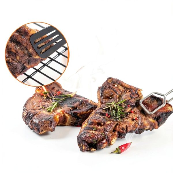Skyflame Wood Chip Smoker Box Stainless Steel Gas Grill-5
