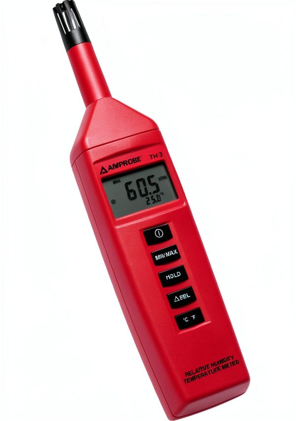 Amprobe Humidity Temperature Meter HVAC Dual Display Data-0
