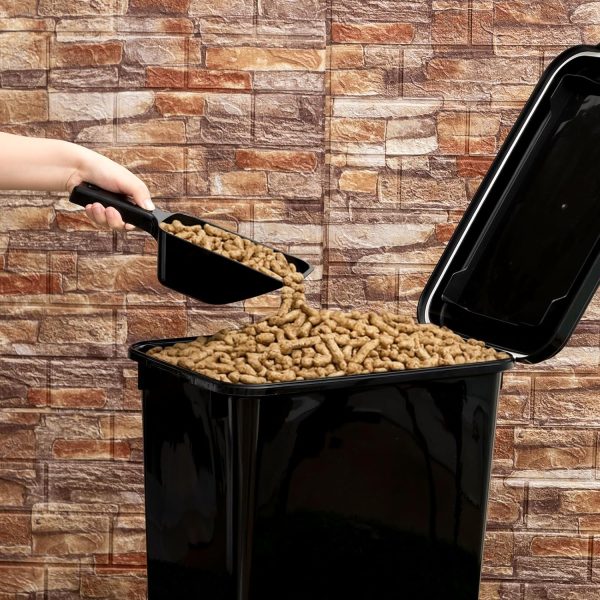 Maxdot Pellet Storage Box 3 Sets 22lb Capacity Flip Lid-5