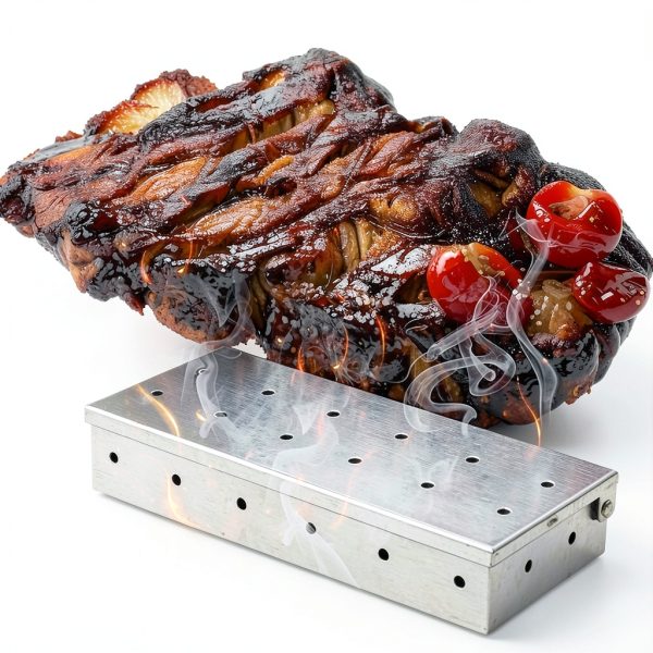 Keliheyle Stainless Steel Smoker Box for Grills Easy to Use-3