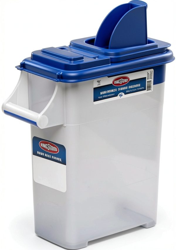 GIABAOHUYNH Wood Pellet Storage Container Airtight Dispenser-0