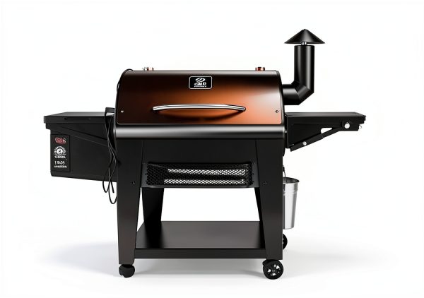 Brati Pellet Smoker Stack Chimney Wood Fuel Alloy Steel-3