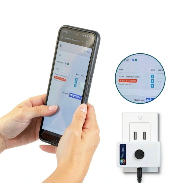 WiFi Temperature Humidity Sensor Proteus No Monthly Charges-2
