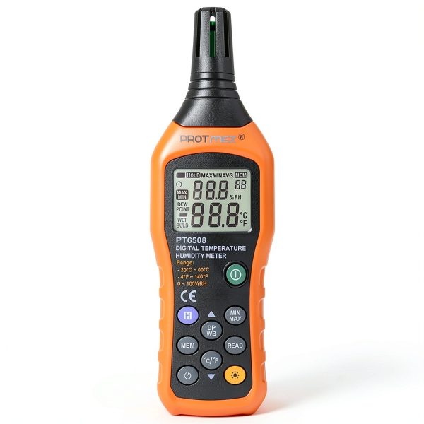Peakmeter PT6508 Temperature Hygrometer Digital HVAC Meter-4