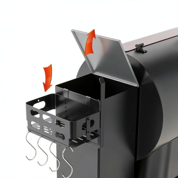 BBQtopia Traeger Storage Bin Steel Rust Resistant Grill-4