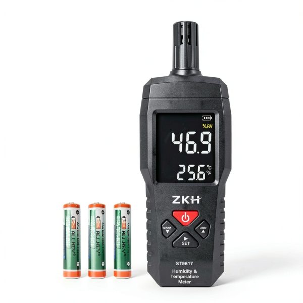 ZKH Digital Thermometer Hygrometer LCD Display Humidity-0
