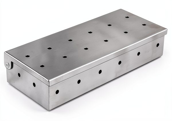 UIRIO Stainless Steel Smoker Box for Grills Charcoal Flavor-2