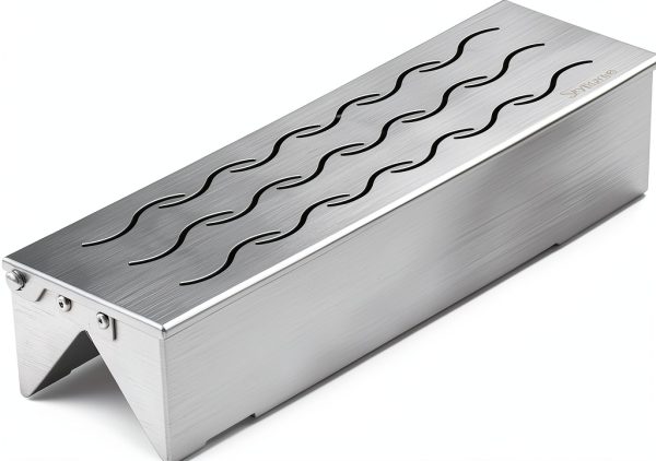 Skyflame Wood Chip Smoker Box Stainless Steel Gas Grill-0