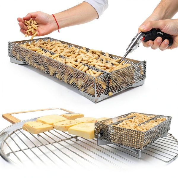 Kaduf Smoker Tray Stainless Steel Pellet Grill Accessory-2
