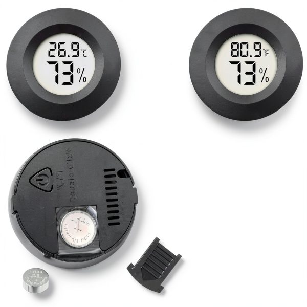 Cannadew Digital Thermometer Hygrometer Fast Response LCD-2