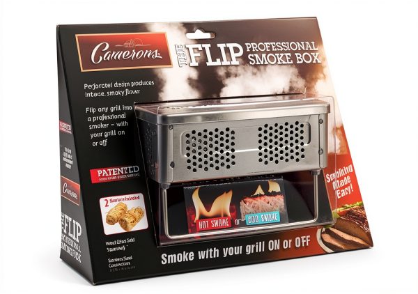 Camerons Flip Professional Smoke Box Grill Smoker-5