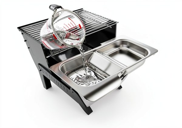 Weber Grill Smoker Box Stainless Steel Moisture Tray-3