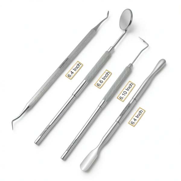 Dental Tartar Removal Kit PARADOX IMPEX Stainless Steel Fogless Mirror-2