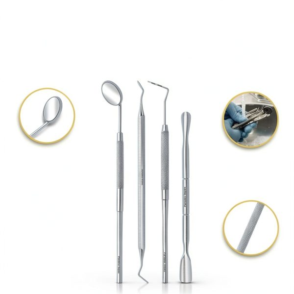 Dental Tartar Removal Kit PARADOX IMPEX Stainless Steel Fogless Mirror-1