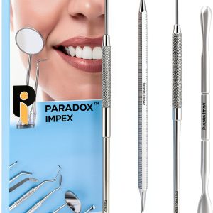 Dental Tartar Removal Kit PARADOX IMPEX Stainless Steel Fogless Mirror-0