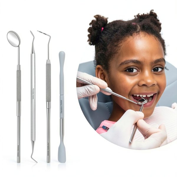 Dental Tartar Removal Kit PARADOX IMPEX Stainless Steel Fogless Mirror-4