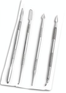 Wax Carver Set 4 Piece Stainless Steel OdontoMed2011 Dental Instrument-0