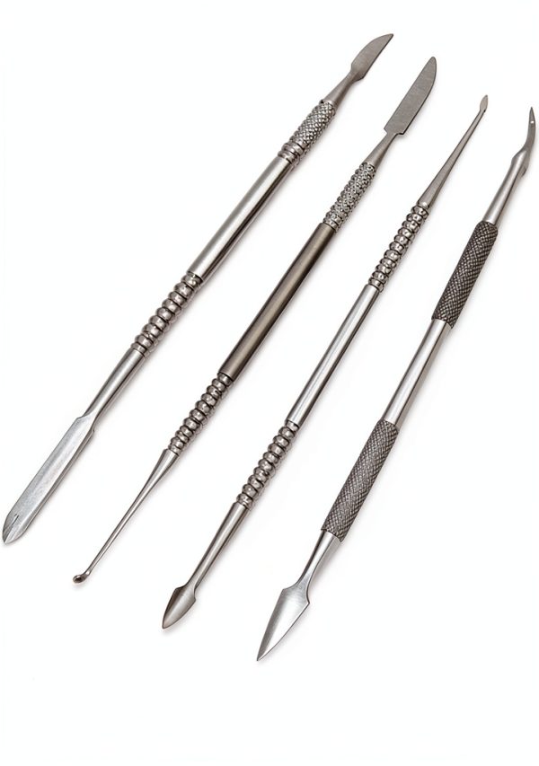 Wax Carver Set 4 Piece Stainless Steel OdontoMed2011 Dental Instrument-1
