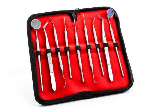 German Dental Scaler Pick Set 9PCS by CYNAMED Dental Instrument Kit-5