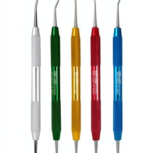 REDLAND Waxing Kit 5-Pc Dental Set Silver Handle-0