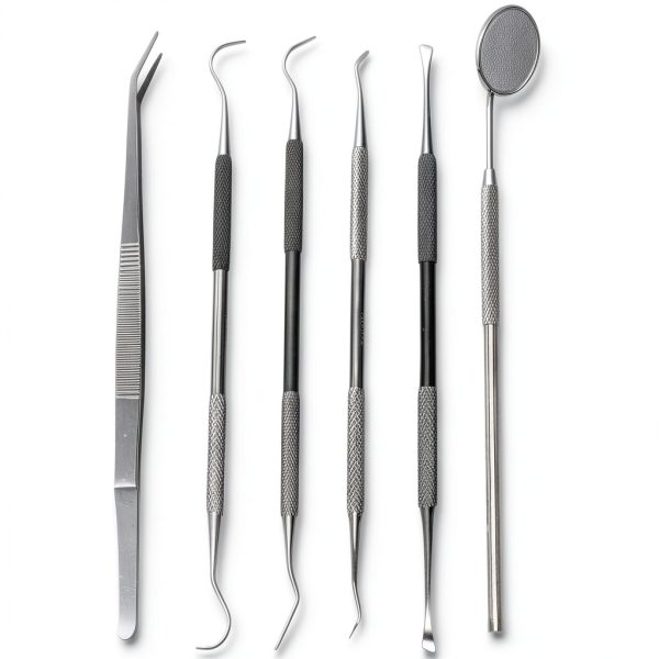 Dental Tools Kit Professional Set by SurgicalOnline 6 Piece with Pouch-2