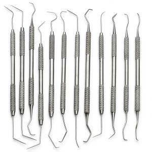 Dental Probe Pick Tool AAProTools Stainless Steel Scaler Set PR‑296-0