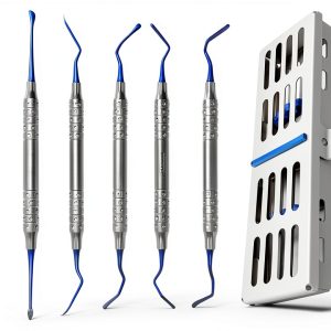 Vista Tunneling Kit ARTMAN 5‑Piece Blue Coated Dental Instruments-0
