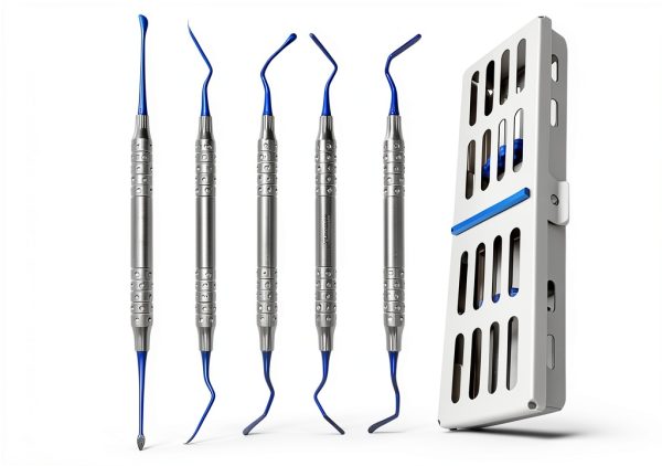 Vista Tunneling Kit ARTMAN 5‑Piece Blue Coated Dental Instruments-0