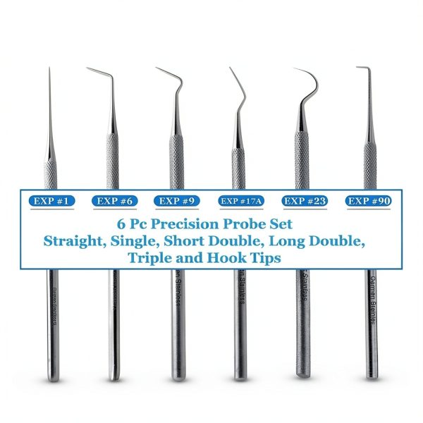 Dental Hygiene Kit A2Z 24pc Stainless Steel Dental Instrument Set-1