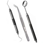 Dental Examination Set ARTMAN INSTRUMENTS Steel Mirror, Probe &-0