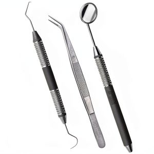 Dental Examination Set ARTMAN INSTRUMENTS Steel Mirror, Probe &-0