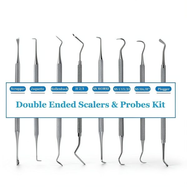 Dental Hygiene Kit A2Z 24pc Stainless Steel Dental Instrument Set-2