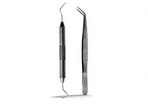 Dental Examination Set ARTMAN INSTRUMENTS Steel Mirror, Probe &-4