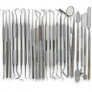 Dental Hygiene Kit A2Z 24pc Stainless Steel Dental Instrument Set-0