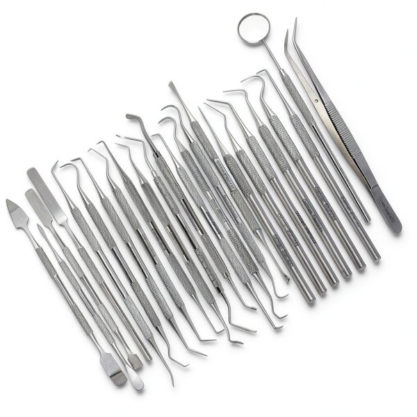 Dental Hygiene Kit A2Z 24pc Stainless Steel Dental Instrument Set-6